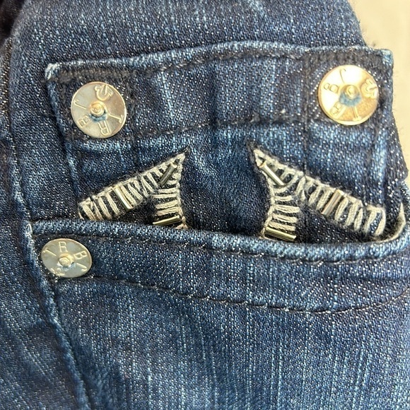 True Religion Tori Bead Embellished Jeans Dark Wash Jeans Womens Size 24 - Picture 9 of 16